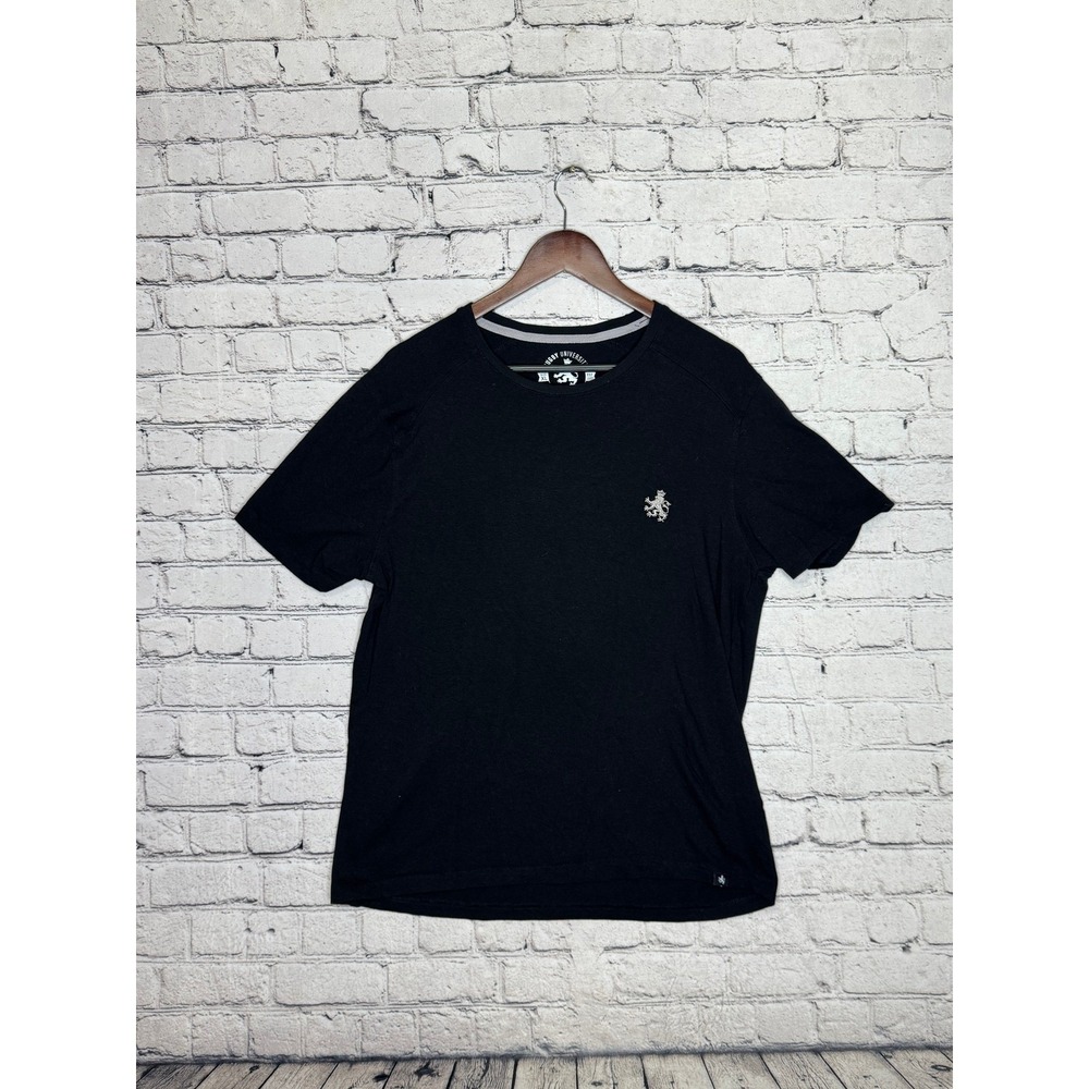 Rugby University The Super Soft Tee Black Lion Logo T Shirt‎ Men's XL